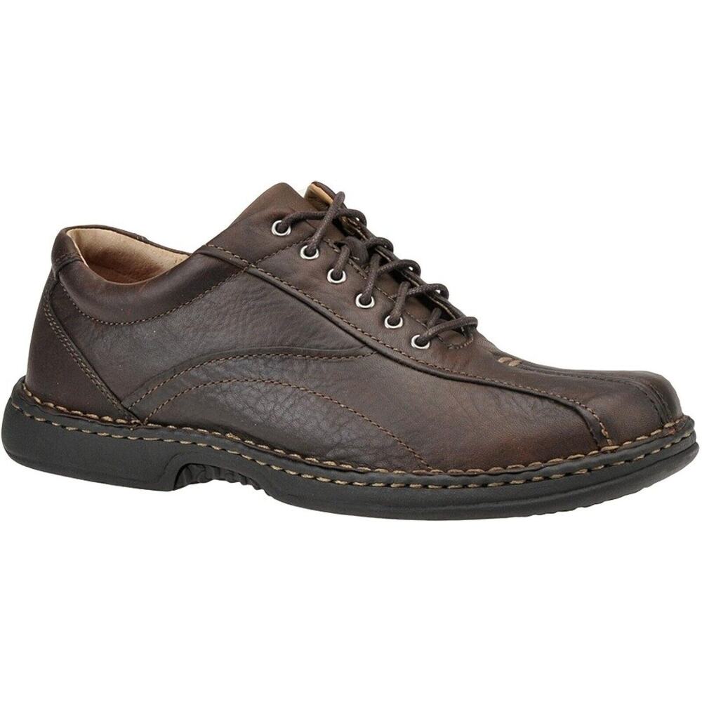 Clarks Nebulae Brown Leather Oxford Split Toe Driving Shoes Men's Size 10.5M